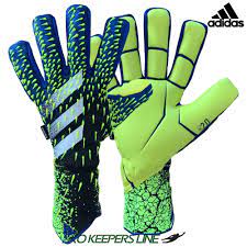 Adidas predator freak upper fitted with the revolutionary demonskin, offering full control and an excellent grip on the ball.outsole designed for maximum traction on firm ground. Adidas Predator Gl Pro Fingersave Black Royal Blue Solar Yellow Pro Keepers Line