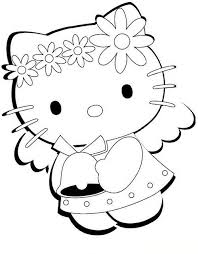 Kitty white è una gattina, caratterizzata da un fiocco rosso sopra il suo orecchio sinistro e l'assenza totale della bocca. Disegni Da Colorare Di Hello Kitty Versione Natalizia