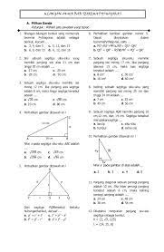 Kumpulan 20+ contoh pilihan ganda materi seni patung dan seni lukis kelas 9 (revisi). Latihan Soal Pythagoras