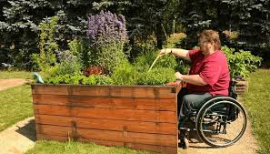 Unterfahrbares Hochbeet Fur Rollstuhlfahrer Gartengestaltung Ideen Garten Ideen Garten