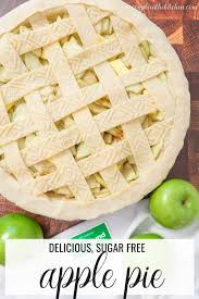 Sugar Free Apple Pie Couple In The Kitchen Recipe In 2020 Sugar Free Apple Pie Apple Pie Lattice Sugar Free Pie