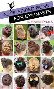 Gymnastics Hairstyles For Competition Bun Edition Gymnastics Hair Dance Hairstyles Competition Hair