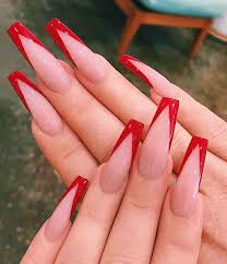 Just because you have long nails doesn't mean you can't do everyday things! Long French Tip Nails Ideas That Looks Amazing Nail Art 4u