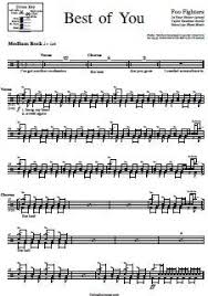 Bass tablature for best of you by foo fighters. Best Of You Foo Fighters Drum Sheet Music Onlinedrummer Com Drums Sheet Drum Sheet Music Music