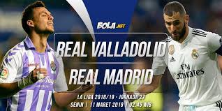 Courtois, varane, nacho, kroos, modric, asensio, casemiro, lucas vazquez, vinicius. Prediksi Real Valladolid Vs Real Madrid 11 Maret 2019 Bola Net