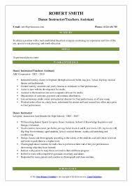 It is designed to be used not only for the teacher mentor support program aimed. Dance Instructor Resume Samples Qwikresume