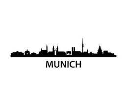 Munich Skyline Poster Unkreatives Allposters Com In 2020 Skyline Art City Skyline Art Munich