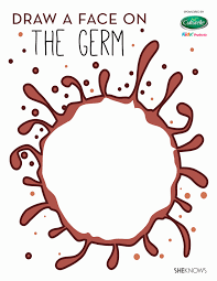 Teach them also to cover their cough. Germ Coloring Pages Coloring Home