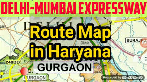 The mumbai nashik expressway connects mumbai, the state capital of maharashtra with nashik, an important industrial town in the state. Delhi Mumbai Expressway Route Map In Haryana Youtube