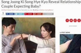 Song Hye Kyo Hamil Dan Nikah Diam Diam Dengan Song Joong Ki Beritake Com