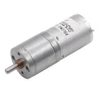 25mm Diameter 12V 1360RPM 0.1Kg.cm Brushed DC Gear Motor