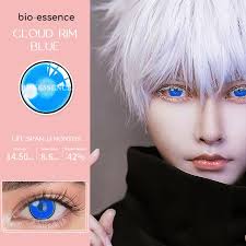 Bio-Essence Cosplay Color Lentes de Contato para Olhos, Acessórios Anime,  Rosa, Verde, Azul, 1 Par