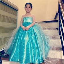 Custom Made Frozen Elsa Gown For Little Girls Clothes For Women Gowns Ball Gowns