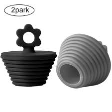 Amerteer Bathtub Stopper Bathroom Sink Drain Plug Bath Tub Stoppers Silicone 2 Pack Tub Stopper 2 Pack Universal Silicone Drain Stopper Bath Plug For Kitchen Sink Drain Plug Sink Drain Bathroom Sink Drain