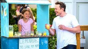 Girl Sells Lemonade to Save Her Mom's Life, Then Elon Musk Passes By & Left  Everyone Speechless - YouTube