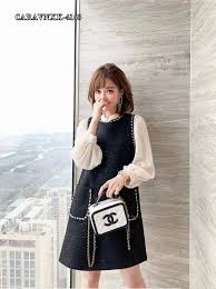 Đầm Suông Topshop Dư Xịn - 4163. Đầm Nhung Xuất Khẩu, VNXK, Dư Xịn giá chỉ  370k