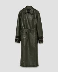 Afbeelding 8 Van Leren Trenchcoat Van Zara Trenchcoat Damesmode Zara