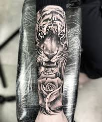 We did not find results for: Amazing Black And Grey Realism Tiger And Rose Tattoo By Lilbtattoo Tiger Tattoo Sleeve Black And Grey Tattoos Sleeve Tiger Forearm Tattoo