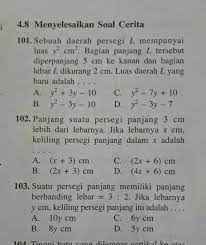 Maybe you would like to learn more about one of these? Soal Cerita Aljabar M63 Jawab Pakai Cara Penyelesaian Bertahap Memakai Kalimat Tutorial Brainly Co Id