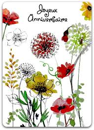 Carte De Voeux Joyeux Anniversaire Fleurs 12 5cm X 17 5cm Un Grand Marche — tu es mon frère, mon ami, mon confident et — pour ce jour extraordinaire, joyeux anniversaire mon frère ! carte de voeux joyeux anniversaire
