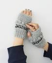 手袋 ハンドウォーマー アームカバー 手編み - 小物