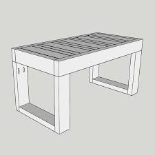 Next, i flipped the table over and cut the top 1x 4 planks into 27 lengths and screwed them to the top leaving a space between each board. Easy Diy Outdoor Coffee Table With Plans The Handyman S Daughter