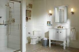 Classic black and white bathroom finishes. The Art Of Designing A Timeless Bathroom Kohler Ideas