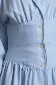 80s Vintage Light Blue Cotton Dress Midi Collared Dolman Etsy Blue Cotton Dress Vintage Cotton Dress Cotton Dresses