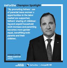 And he has been the leader of the swedish social democratic party since 2012. Heforshe On Twitter Heforshe Champion And Prime Minister Of Swedense Swedishpm Stefan Lofven Adds His Voice To The Heforshesummit By Highlighting The Importance Of Paid Parental Leave Https T Co Cregce2cw2 Twitter