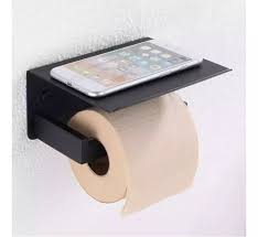 Portarrollo Porta Papel Higienico Con Estante Para Celular 1 999 00 Porta Papel Higienico Almacenamiento De Papel Higienico Soportes Para Papel Higienico