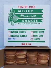 They are manufactured from miller shingle's #1 18 inch rr (rebutted and rejointed) shingles and are sanded on one face. Miller Mastercut Round Decorative Cedar Shingles 104 Pieces Building Materials Saidli Building Supplies