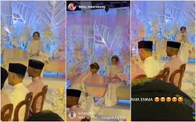 Pada aidilfitri yang pertama, mereka sekeluarga telah berkumpul dan sempat berkongsi beberapa foto aksi mereka di hari raya. Emma Maembong Sah Bergelar Isteri Gempak