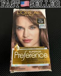 L'Oreal Hair Color Superior Preference Shine System 70P Dark Lilac Opal Blonde