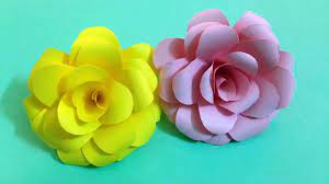 Step by step paper craft flowers rose. How To Make Rose Paper Flower Easy Origami Flowers For Beginners Making Diy Paper Crafts Video Dailymotion