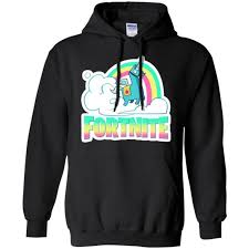 Fortnite Battle Royale Unicorn Rainbow Hoodie Shop Fortnite Hoodies Hoodies Shop Pullover Hoodie