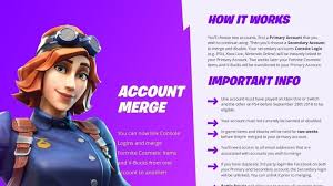 This process is ideal for players with two or more accounts who wish to only play on one console or platform. Petition The Return Of The Merging System In Fortnite Change Org