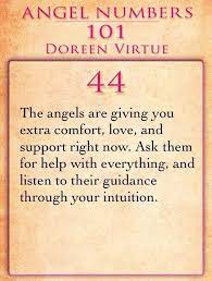 44 Meanings Angel Numbers Numerology Chart Numerology