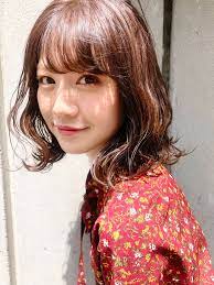 丸顔ならボブ パーマで小顔化 似合わせでおしゃれ度もアップさせよ hair ボブパーマ パーマ 種類 ボブ 外ハネ