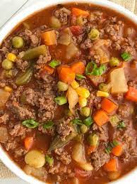 Tomato Hamburger Vegetable Soup Tomato Soup Vegetable Soup Soup Recipe Hamburger Soup Hamburger Vegetable Soup Vegetable Soup Recipes Beef Soup Recipes