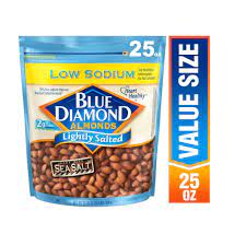Log in to add to cart. Blue Diamond Almonds Lightly Salted 25 Oz Walmart Com
