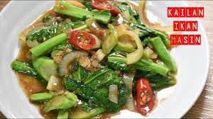 Kali ni saya nak share resepi kailan ikan masin ala restoran thai. Kailan Ikan Masin Ala Thai Youtube