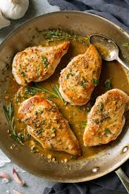 Skillet Chicken With Garlic Herb Butter Sauce By Cooking Classy Chicken Skillet Recipes Herb Butter Skillet Chicken