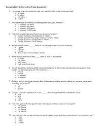 Discover the dangers of diet soda we may earn commission from links on this page, but we only recommend products we back. Sustainability Amp Recycling Trivia Questions