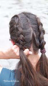pin auf geflochtene haare braided hair