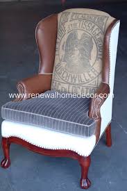 Custom Order Upholstered Wingback Chair With Leather Velvet Matelasse Vintage French Sack French Jute Factory Wingback Sold In 2020 Wingback Chair Upholstered Chairs Chair