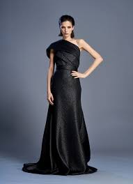 Metallic Black Brocade Gown — VERDAVAINNE - Product from Verdavainne