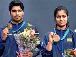 Teen sensation manu bhaker ended seventh in the same event. Issf World Cup 2019 Duo Manu Bhaker Saurabh Chaudhary Win Gold In 10m Air Pistol For India Against China