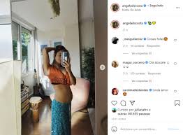 Através do instagram, angie costa publicou um vídeo, no qual exibe a barriguinha de grávida. Angie Costa Destaca Barriga De Gravida