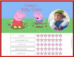 Free Printable Peppa Pig Potty Training Chart In Five