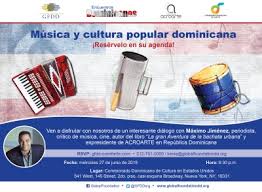 The culture of the dominican republic is a diverse mixture of different influences from around the world. Ministerio De Cultura Realizaran Dialogo Sobre Musica Y Cultura Popular Dominicana En El Comisionado Dominicano De Cultura